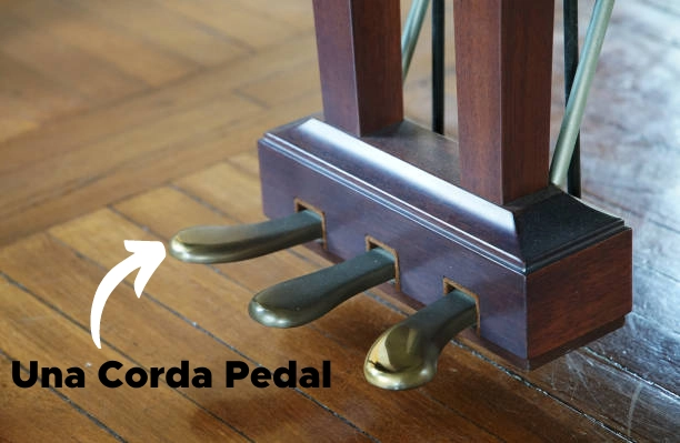 una corda pedal