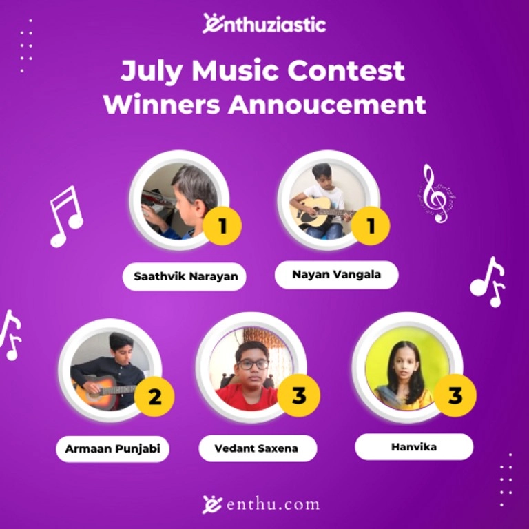 music contest winners