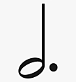 dotted half note