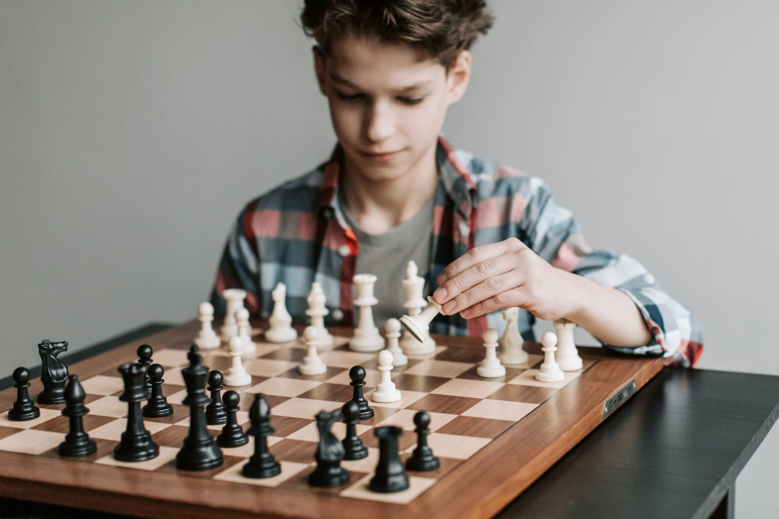 young chess player