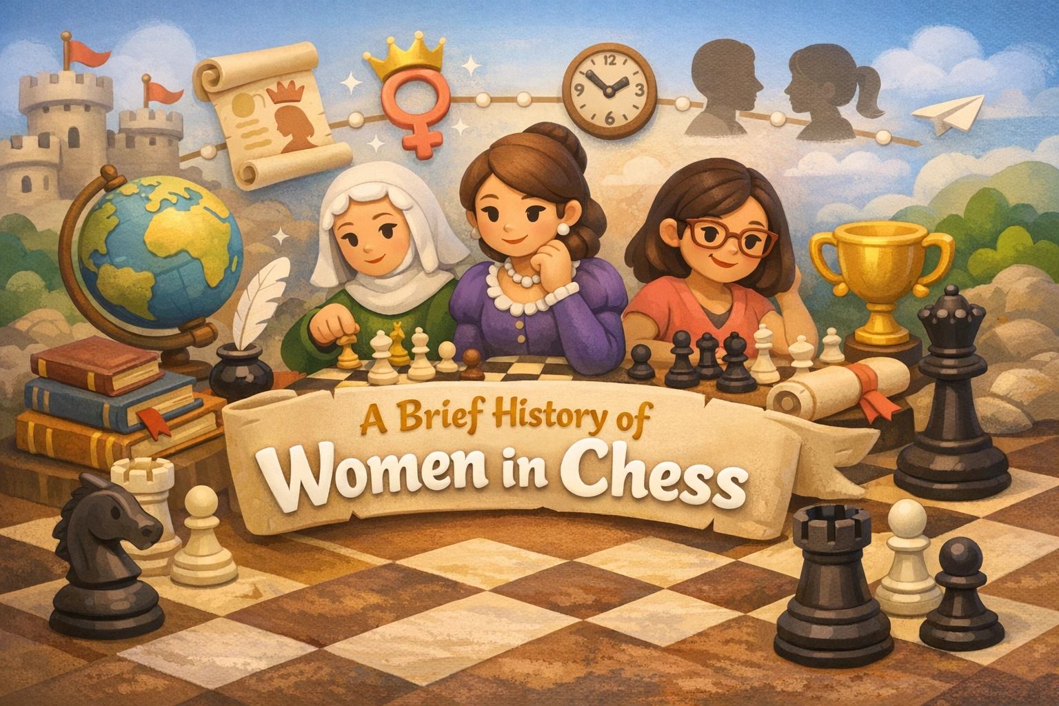 women in chess, history, challenges, gender equality
