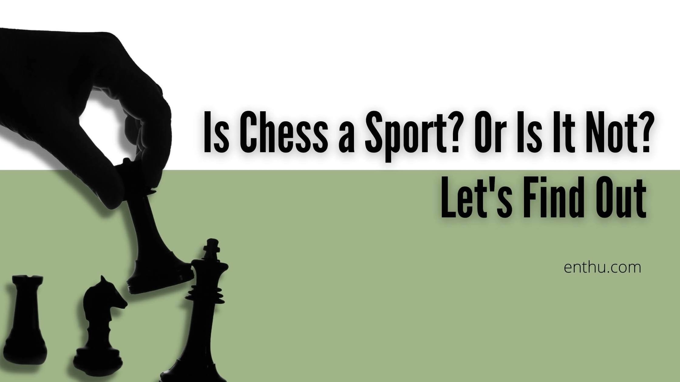 Is Chess a Sport? Or is it not? Let's Find Out