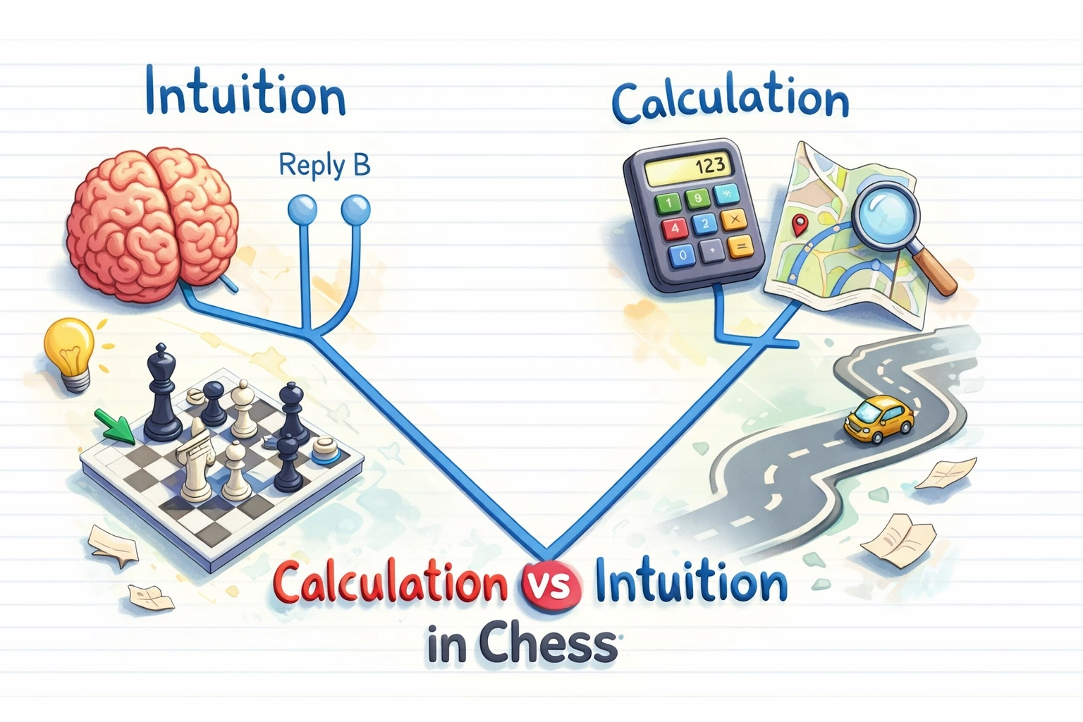 calculation in chess, chess