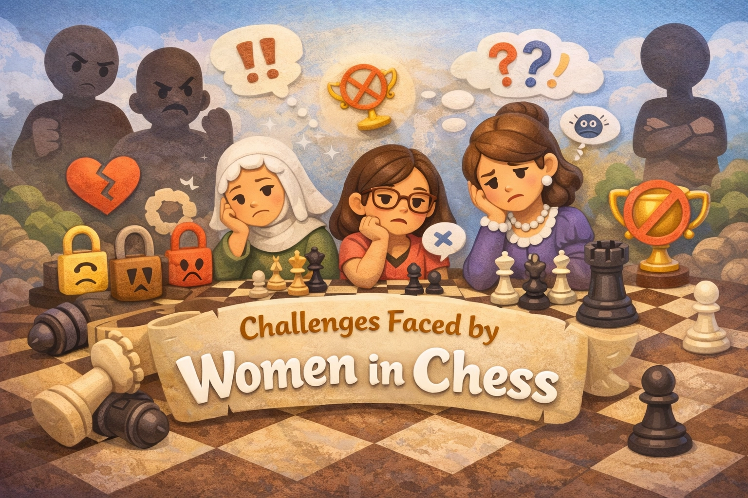 women in chess, history, challenges, gender equality