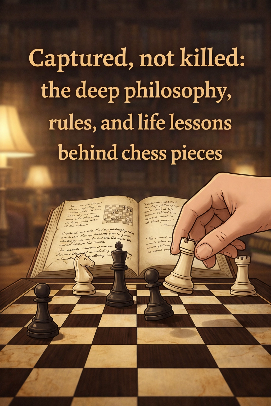 Captured, not killed: the deep philosophy, rules, and life lessons behind chess pieces