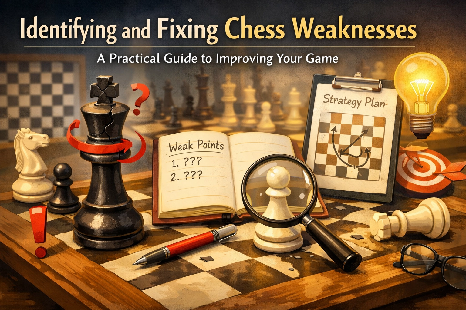 Identifying and fixing chess weaknesses: a practical guide to improving your game