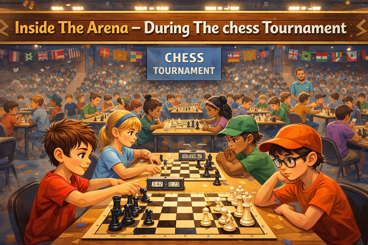 chess tournament, attributes: training, physical, game