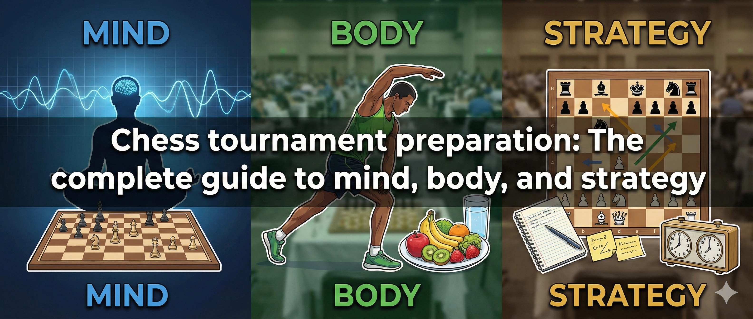 Chess tournament preparation: The complete guide to mind, body, and strategy