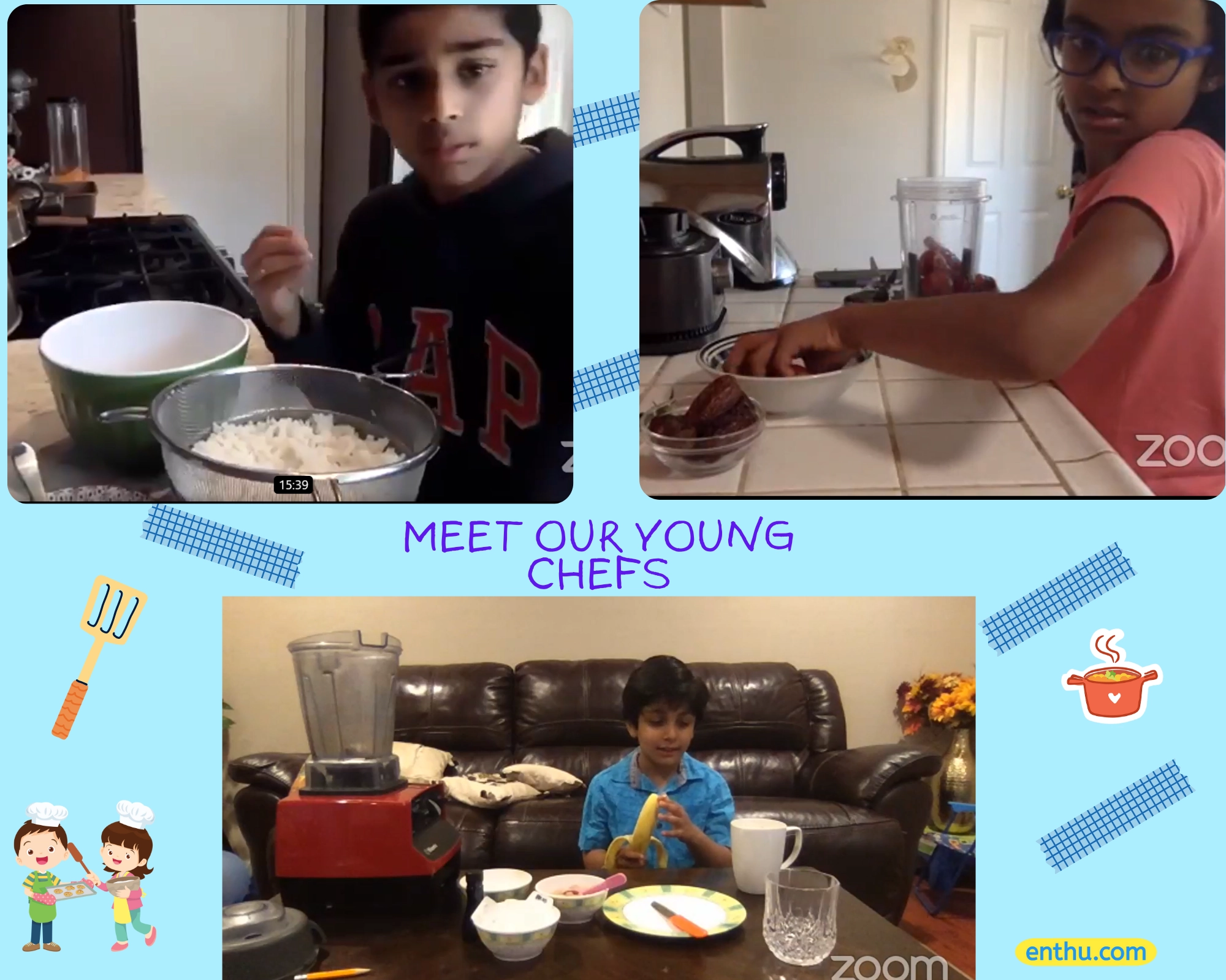 recipes by young chefs