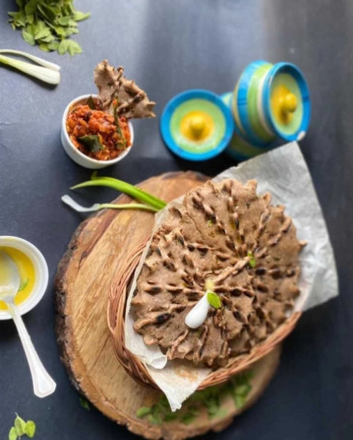 Ragi Khoba Roti, Traditional Rajasthani flatbread