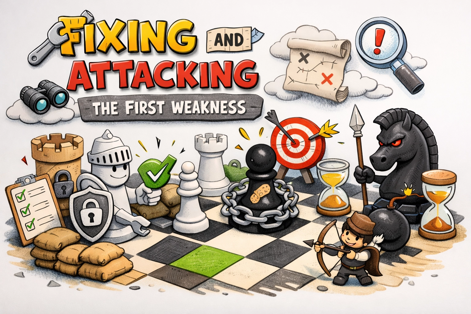 two weaknesses, in chess