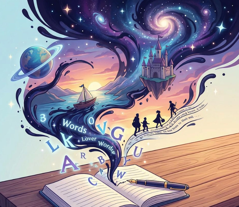 Descriptive essay writing example showing vivid imagery and description