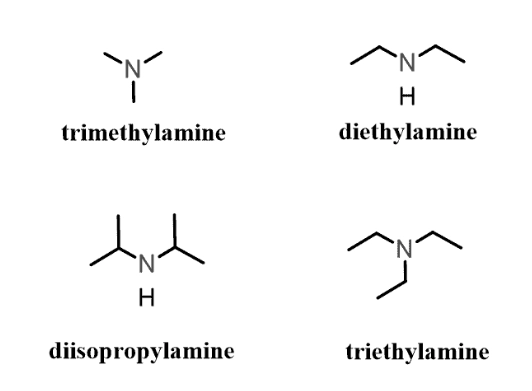 secondary and tertiary amines