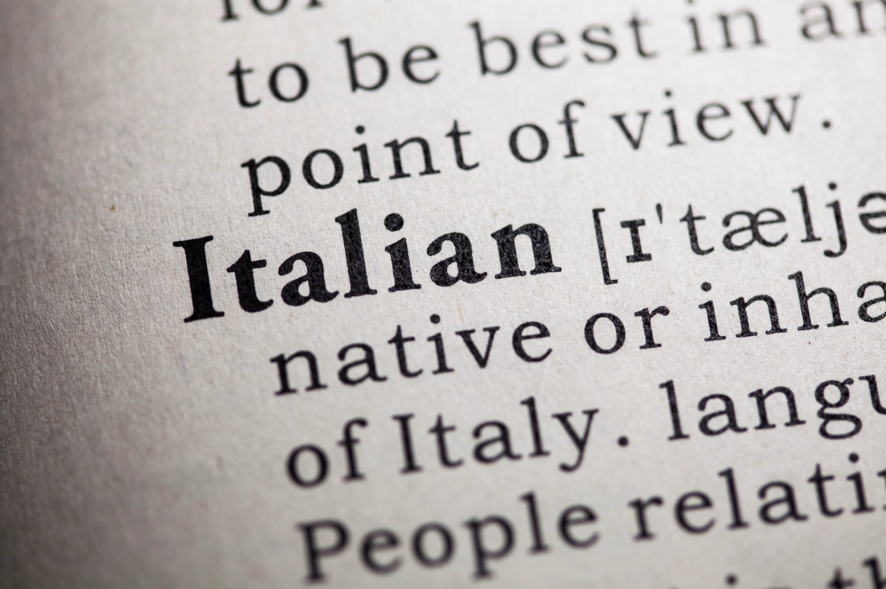 Italian Language