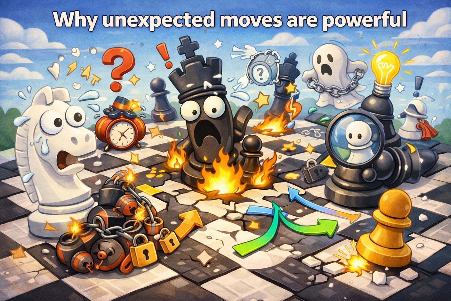 unexpected moves in chess, chess