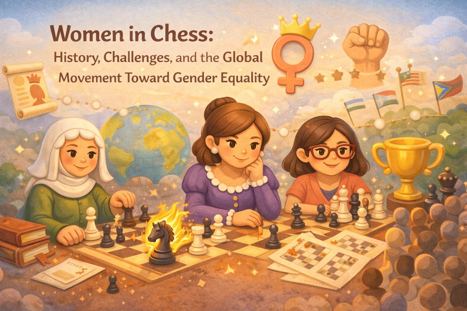 Women in chess: history, challenges, and the global movement toward gender equality