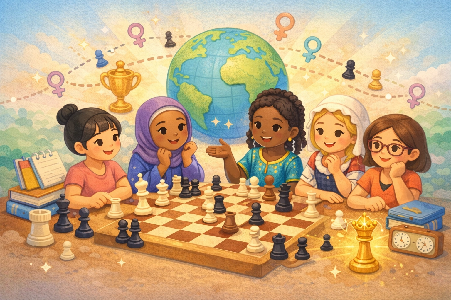 women in chess, history, challenges, gender equality