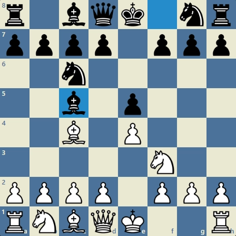 The Italian Game variation