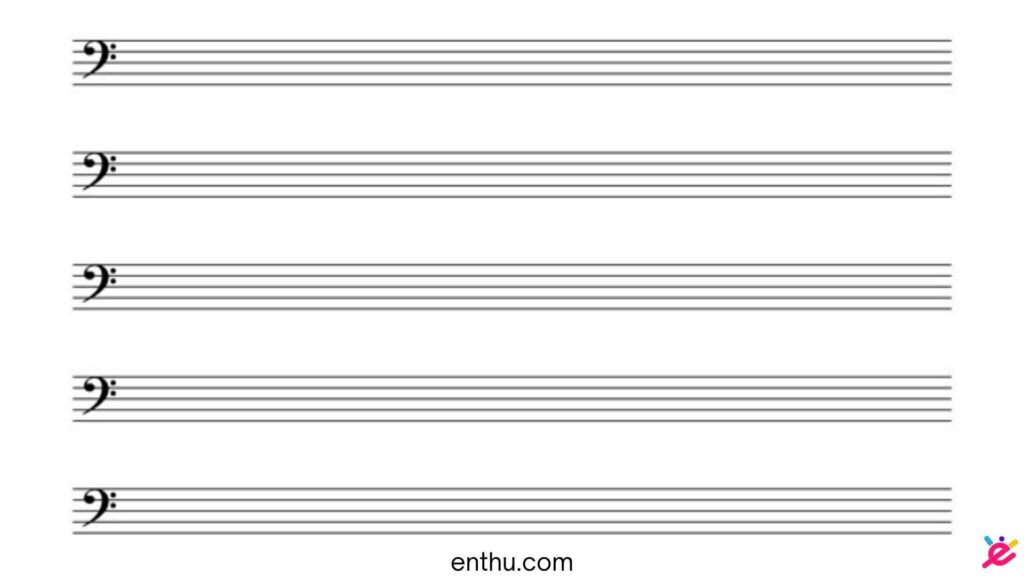 how to draw bass clef notes